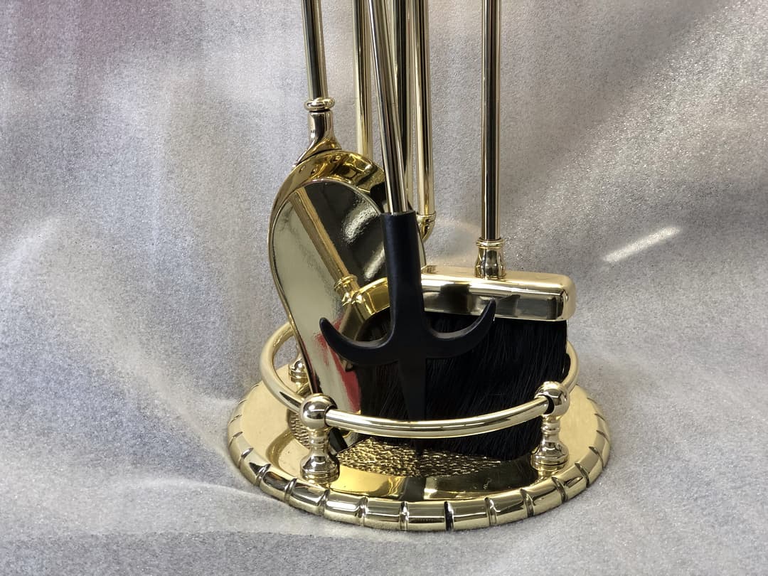 Decorative fixture brass plated